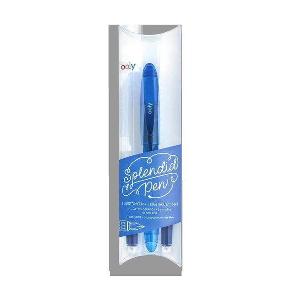 Ooly Splendid Fountain 1 Pen  3 Refills Blue 132070